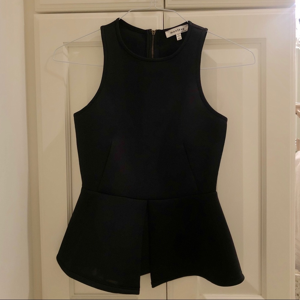 Monteau Peplum Top
